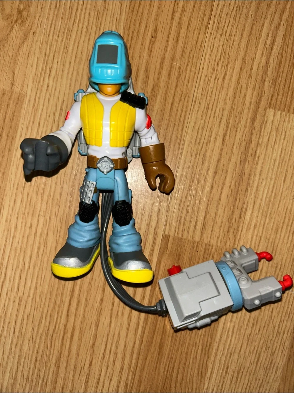 Fisher-Price Rescue Heroes Mechanic Welder Carlos Kitbash 6-inch action figure